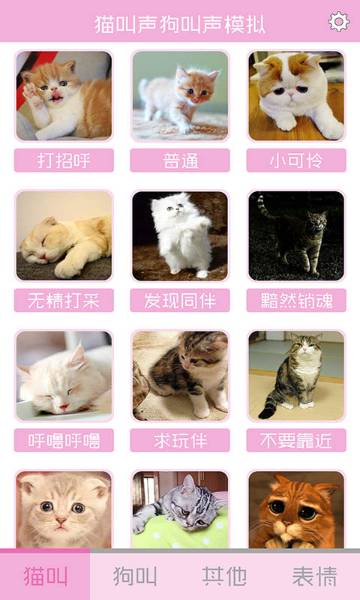 猫叫声狗叫声模拟介绍图