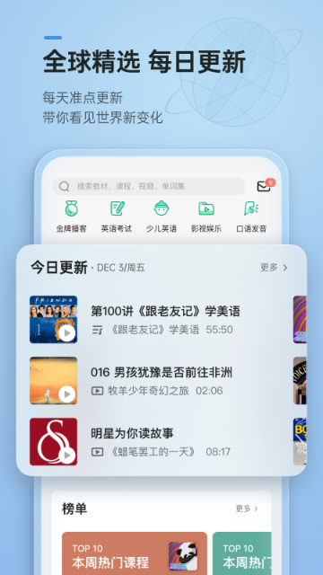 轻听英语介绍图