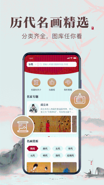 历代名画集介绍图