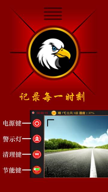 鹰眼行车记录仪介绍图